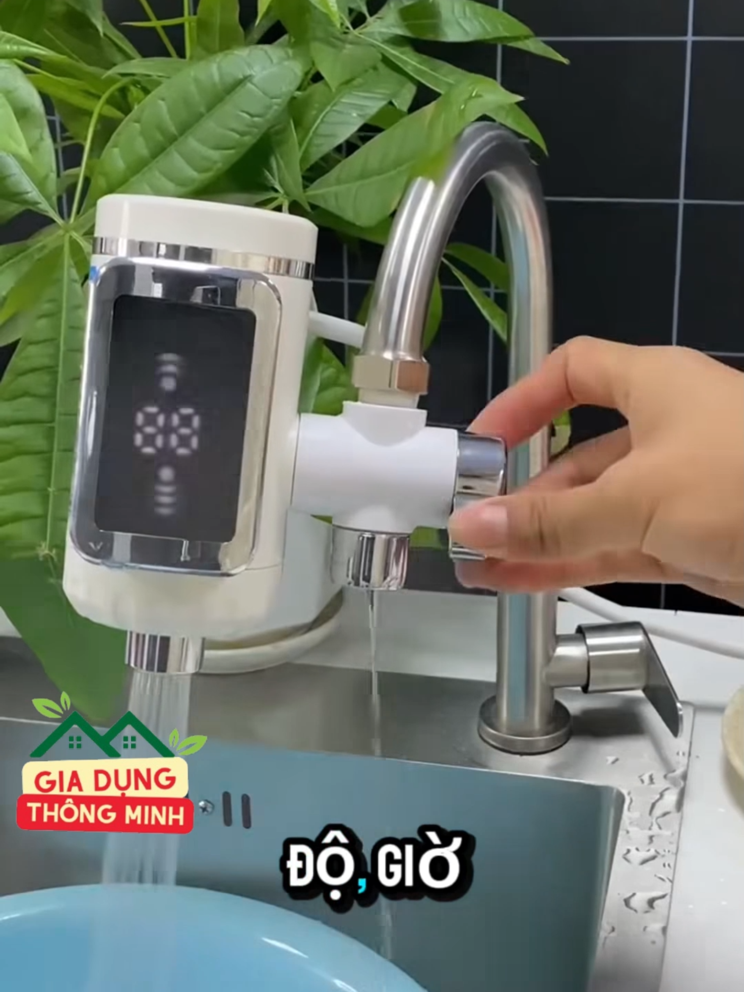 Vòi nước nóng tiện lợi cho mùa đông tới #trending #giadungtienich #giadung