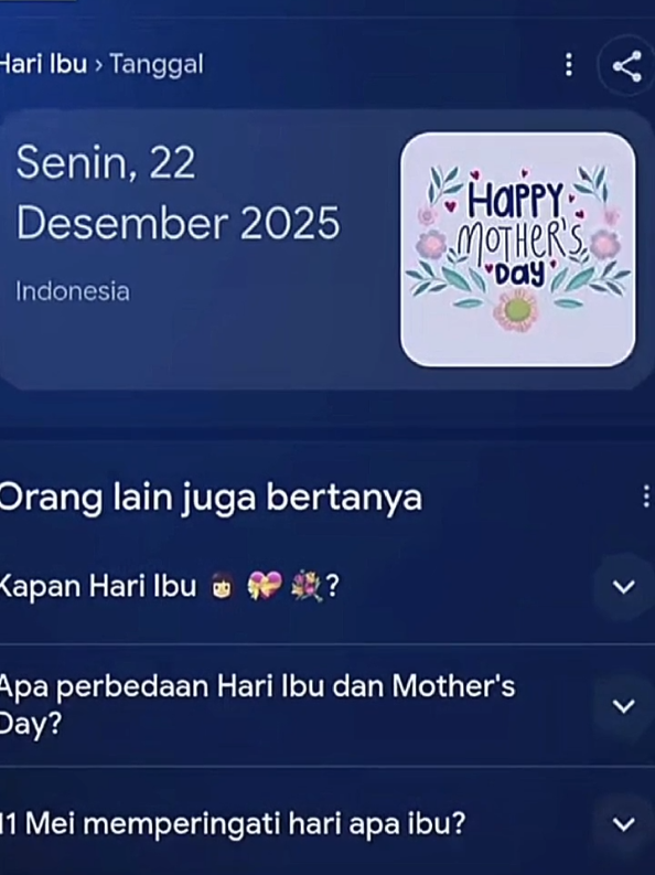 simpen aja dulu  selamat hari ibu nasional 😚🤍🥹 22 Desember 2025 