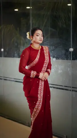 Sindoori🌸🌸Collection  Draped in the essence of love and devotion — this sindoori red saree reflects the beauty of every woman who carries her traditions with pride and grace. Because elegance never asks for attention; it simply commands it. 💫 “Wrapped in grace, crafted for celebrations.”  Fabric: Soft Georgette Work: Hand Embroidered Zari and Sequin Border                             Blouse: Full-sleeve Embellished Blouse                                               Color: Classic Sindoor Red Team Behind magic. Video: @_iam_anishmagar_  Makeup: @makeupwith jharana  #SuvastramFashionVault #SindooriVows #RedSareeLove #GraceInTradition #WeddingGlow      