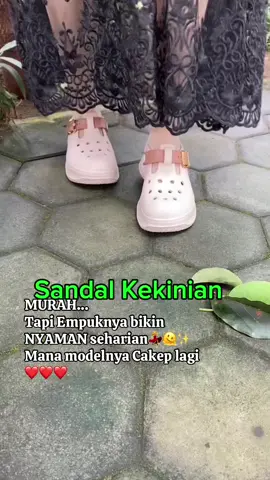 Ringan & Empuk👍👍👍 #sandal #sandalkaret #sandalkodok #sandalmurah #sandallebaran 