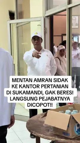 Mentan Amran tiba tiba sidak kekantor pertanian di Sukamandi, pejabatnya langsung dicopot, alasannya ada di akhir video, urus pertanian emang harus sosok yang tegas dan berani mengambil keputusan #mentanamran #sidak #pecat #pelanggaran #pertanian 