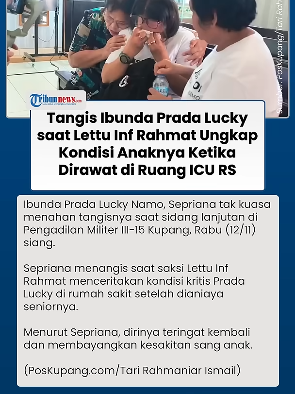 Lettu Inf Rahmat Ungkap Kondisi Kritis Prada Lucky di Rumah Sakit, Ibunda Tak Kuat Tahan Tangis  #lettuinfrahmat #pradalucky #beritaterkini #tiktokberita