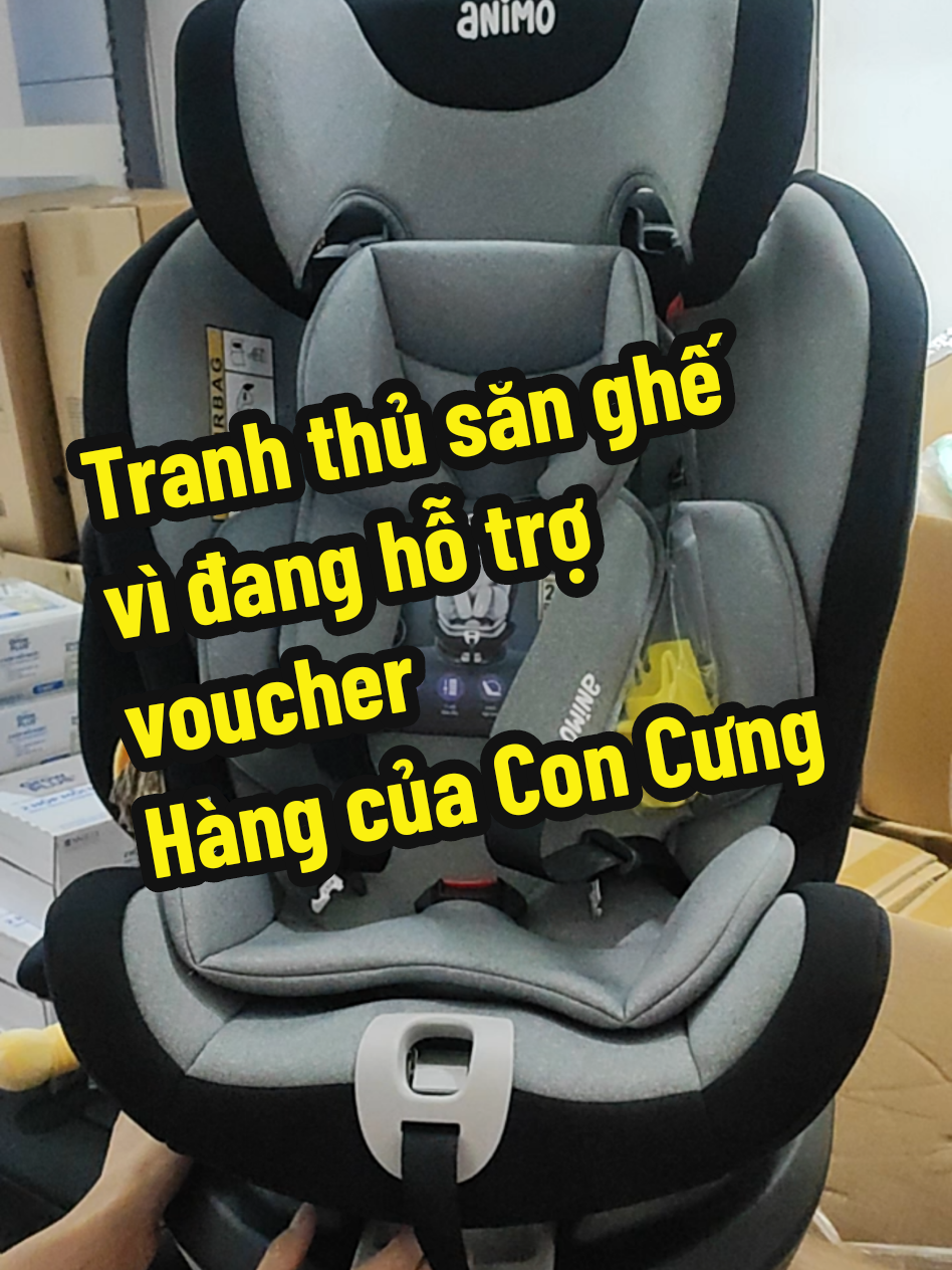 Ghế ô ngồi ô tô dành cho bé dưới 3 tuổi. Có điều chỉnh chiều cao ghế, xoay 360 độ, đệm lót dày và mềm, màu xám chuột bền sạch. Có 4 chế độ ngã ghế. Hàng chuẩn an toàn Châu Âu. #ghengoioto #ghengoiotoanimo #ghengoiotochobe @Hồng Con Cưng 