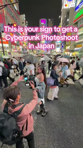 This is your sign to get a cyberpunk photoshoot in Japan #japan #tokyo #tokyojapan #shibuya #cyberpunk 
