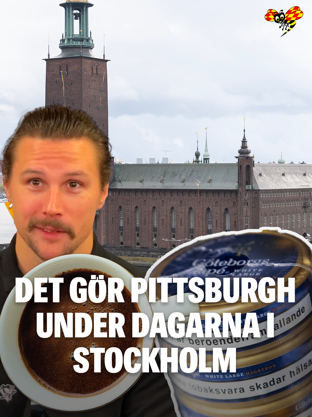 NHL har kommit till Stockholm!🏒 Under resten av veckan kan den hockeyintresserade stockholmaren få en glimt av stjärnor som Sidney Crosby, Erik Karlsson och Filip Forsberg.  Lagen har valt att ha en relativt låg profil när det kommer till deras off ice-aktiviteter, men de som tänkte följa efter ”EK65” kan förvänta sig två saker: kaffe och snus 😂☕ #sport #nyheter #hockey #NHL