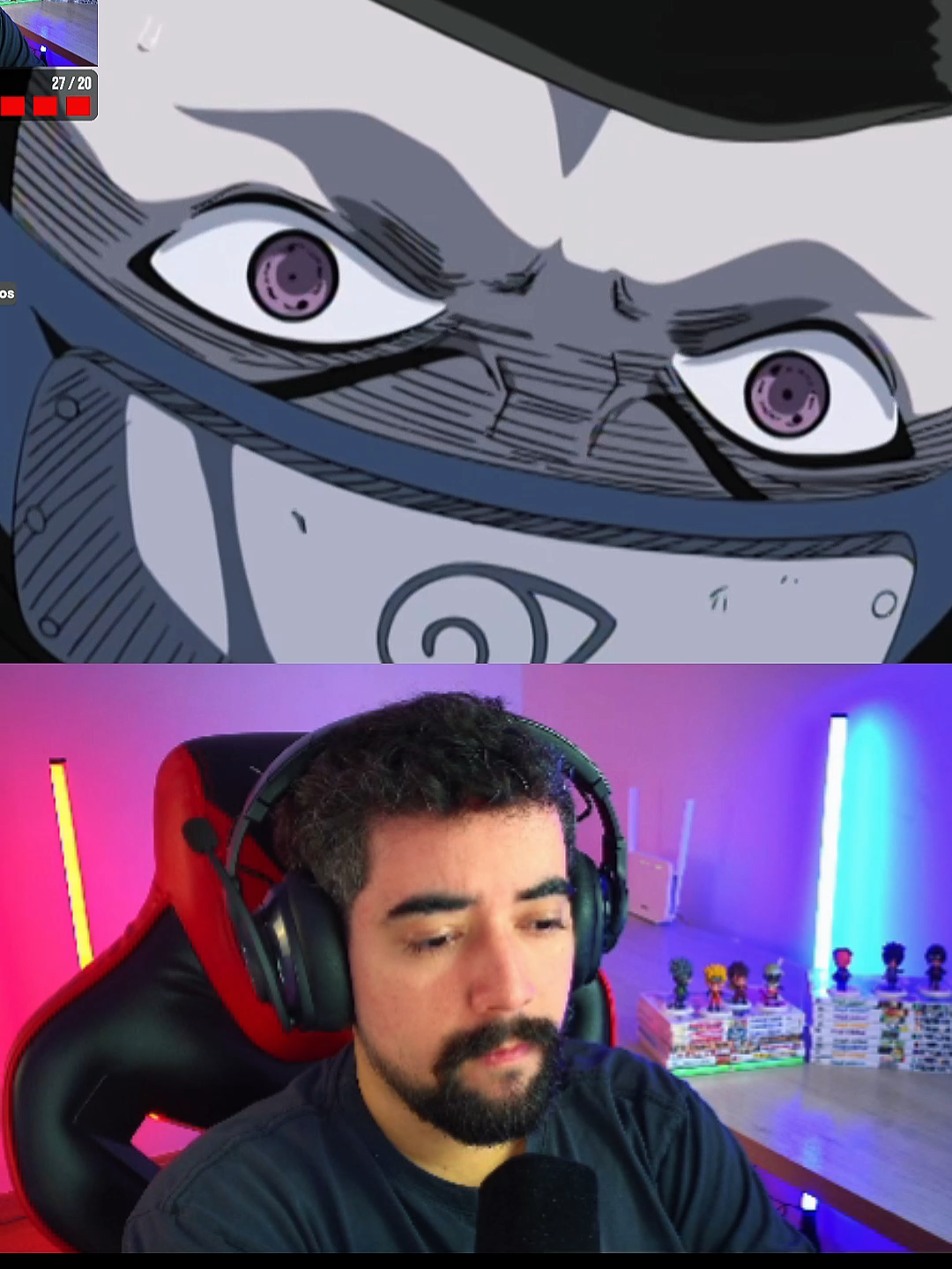 Beliene assistindo ep67 de naruto classico pt2 #naruto #anime #nerd #beliene #react #fy