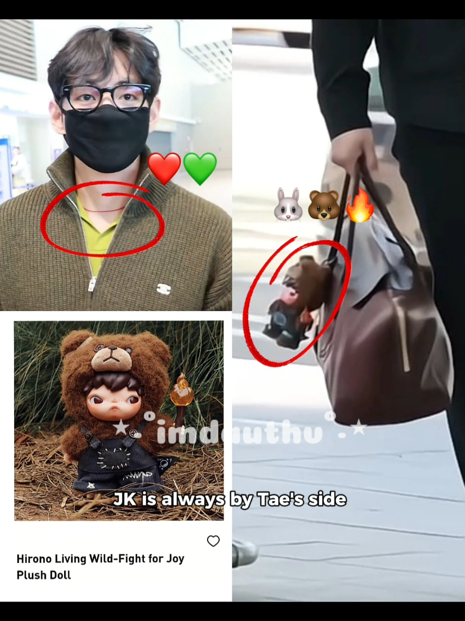 JK is always in Tae's mind 🐻🐰 #taekook #vkook #viral #fyp #dauthv   