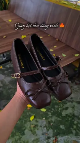 Giày bệt thu đông phối nơ xinh #giaybet #giaynu #giaybupbe #viral 