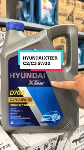 ✨ HYUNDAI XTeer D700 5W-30 – Sức mạnh bền bỉ cho động cơ hiện đại! ✨ Dòng nhớt 100% tổng hợp cao cấp được phát triển bởi Hyundai – thương hiệu toàn cầu luôn tiên phong trong công nghệ động cơ. XTeer D700 đạt tiêu chuẩn API SP, ACEA C2/C3-16, đáp ứng hoàn hảo cho những dòng xe đời mới, xe có turbo hoặc bộ lọc khí thải DPF. #hyundaixteer #tônthành #daunhotchinhhang #tiktok #foryou 