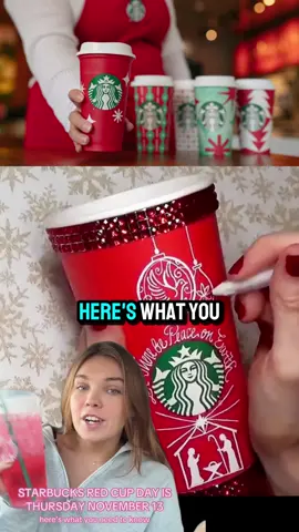 red cup day #starbucksdrinks #starbucksorder #starbucksrun #redcupday