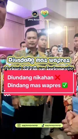 Terima kasih banyak bapak atas undanganya hari ini @Gibran Rakabuming suatu kehormatan buat sppg kami @Nastiti Wedding Purworejo @PRABOWO SUBIANTO @badangizinasional.ri @gerindra @Kompas.com @SCTV #gibranrakabuming #sppgbenerpurworejo #wapresgibran #mbg #bcaxyz 