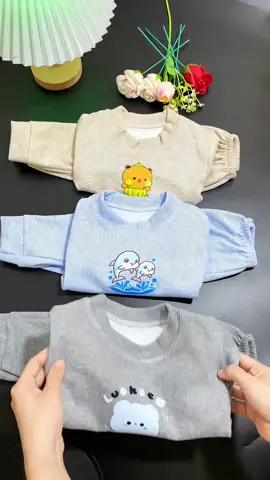 (Set 2 - Set 3) Bộ Dài Tay Len lông thỏ cho bé #thoitrangtreem #bodaitaychobe #lenlongtho #bodaitay #xuhuongtiktok 