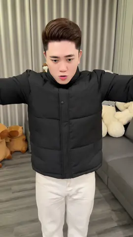 Áo Phao Béo Nam Nữ Cao Cổ Dáng