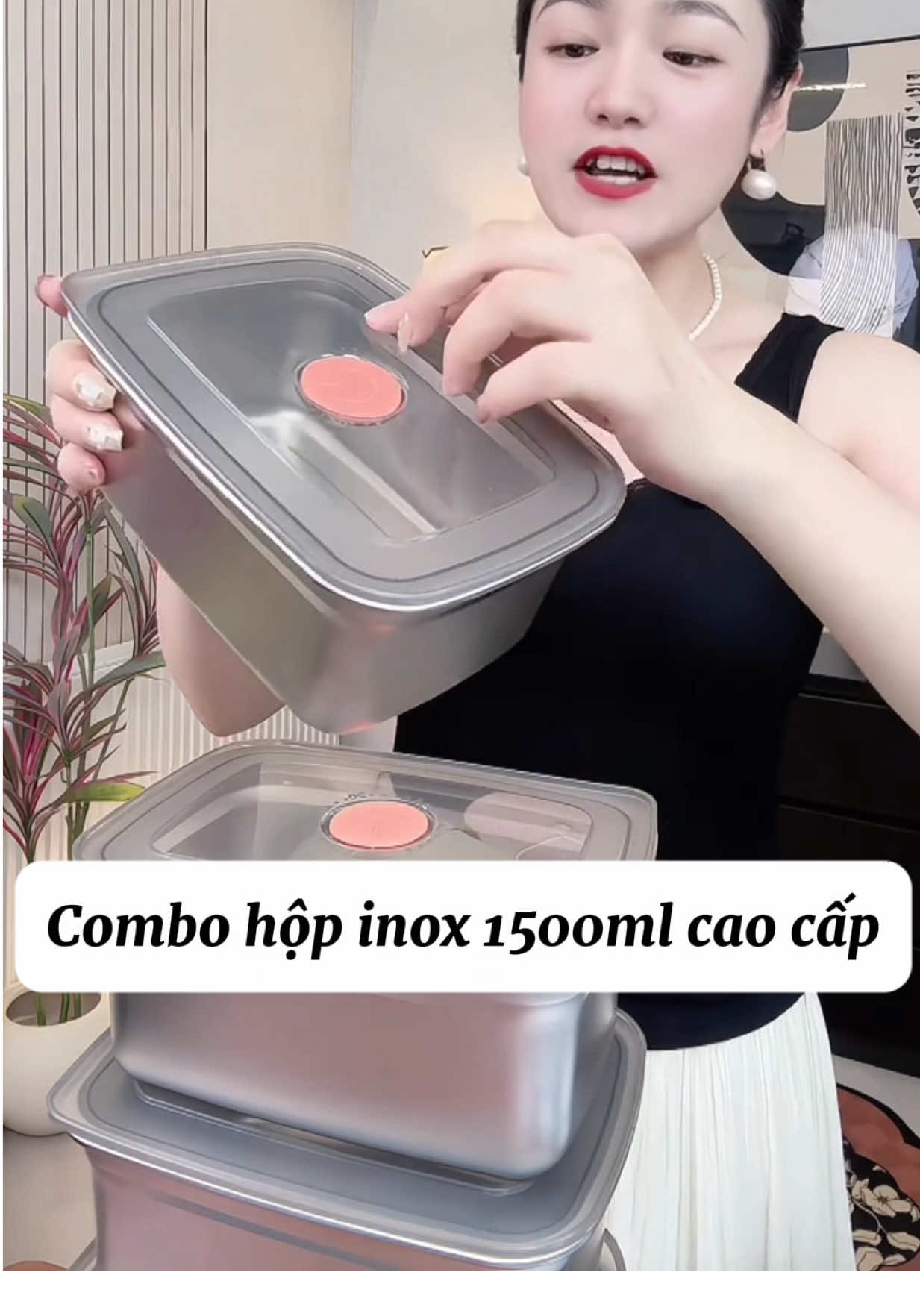 Bỏ ngay việc cho đồ ăn vào trong túi bóng để tủ lạnh đi ạ #hopinoxdungthucpham #hopinoxdungthucan #hopinox304baoquanthucpham #hopinoxconap #set5hopinox  