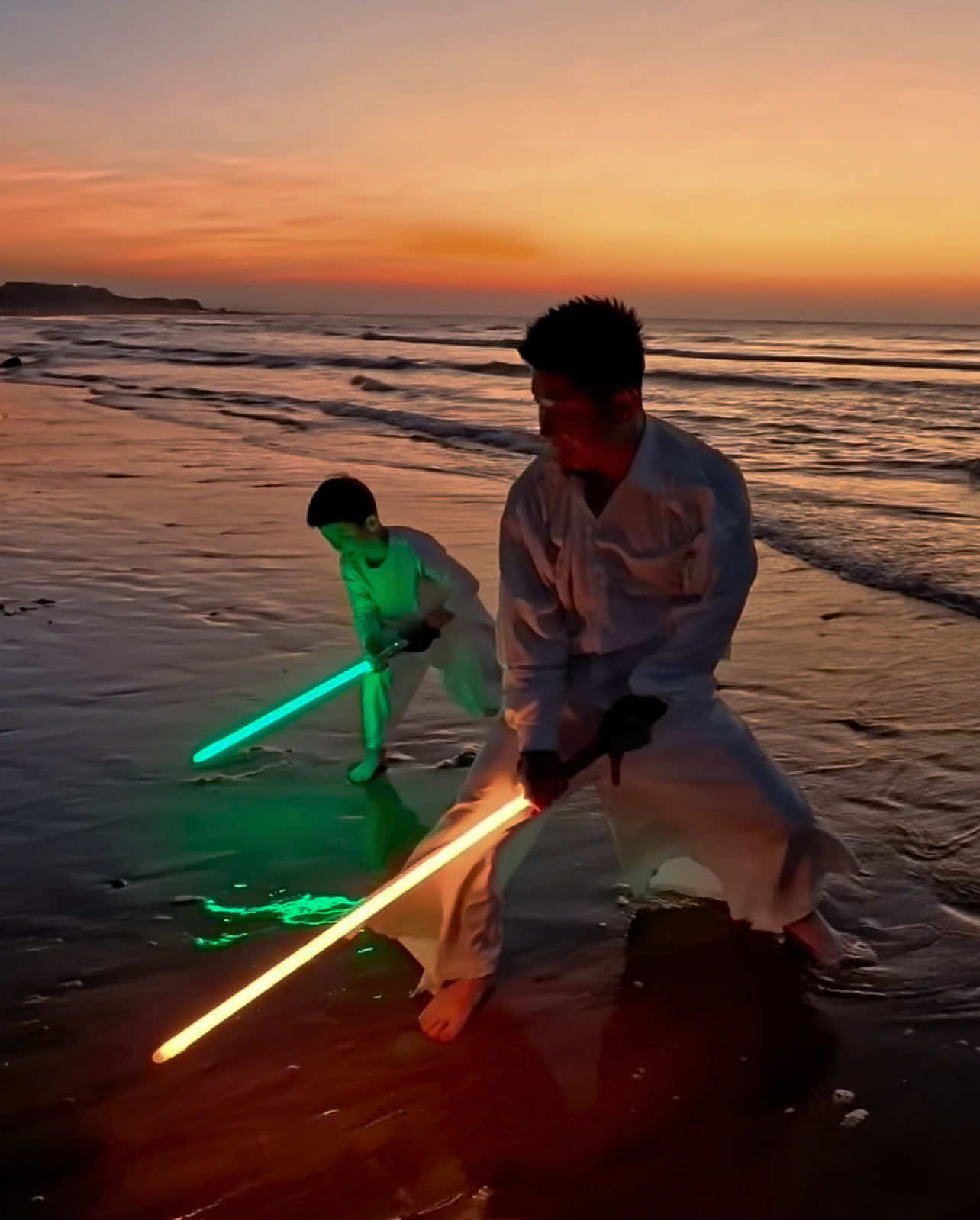 Fanther and Son, a legacy lives on. May the force be with you #fatherson #starwars #lightsaber #fyp #lightsaberduels 
