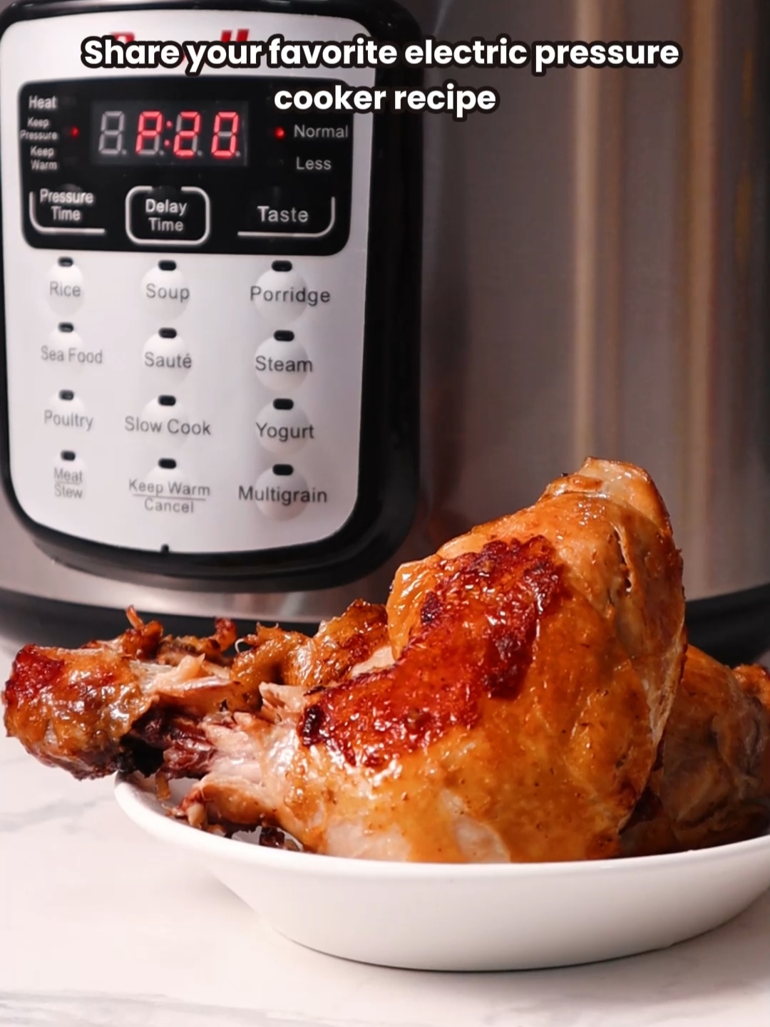 Juicy, tender, and cooked to perfection — that’s the power of the EPC-707 Poultry Function! 💨 #Dowell #MySmartChoice #ElectricPressureCooker #PoultryFunction #fyp