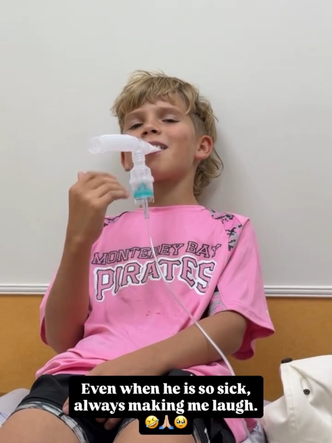 Tydus got Sick But He Still making his Mom Laugh😂 #travandcor #sick #tydus #funny #english 