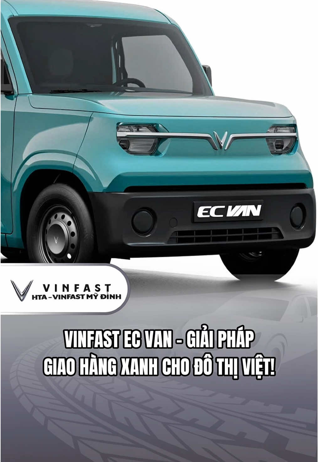 ⚡ Giao hàng giờ đây đã xanh hơn với VinFast EC Van! Thiết kế nhỏ gọn, sức chở 600 kg, pin 17 kWh cho quãng đường 150 km, bảo hành pin 7 năm. Một giải pháp mới cho doanh nghiệp nhỏ, cửa hàng online và dịch vụ giao hàng nội đô. #vinfastmydinh #ECVan #XeTaiDien #hathanhauto #hta 