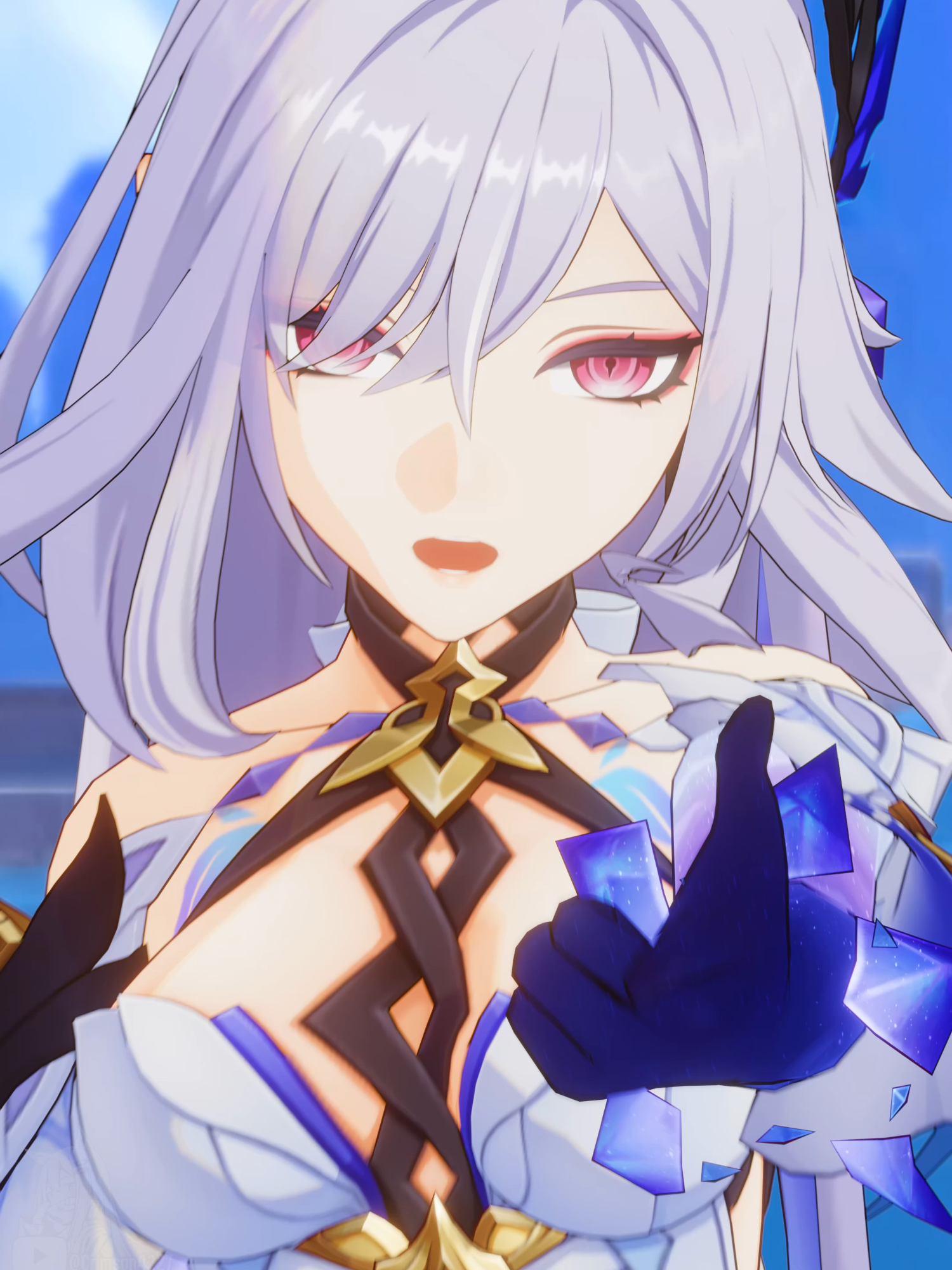 Skirk / IRIS OUT【Genshin Impact MMD】 Credit:  - Song: IRIS OUT - Kenshi Yonezu  - Model: Skirk - miHoYo  - Motion:  @tencha.3d    - Scene: miHoYo  - Shader: 小二今天吃啥啊  - Software: Blender, Premiere Pro #genshinimpact1 #genshin #genshinimpactedit #mmd #shorts  #丝柯克 #スカーク #Skirk #genshinimpactde #genshinimpactdeutsch