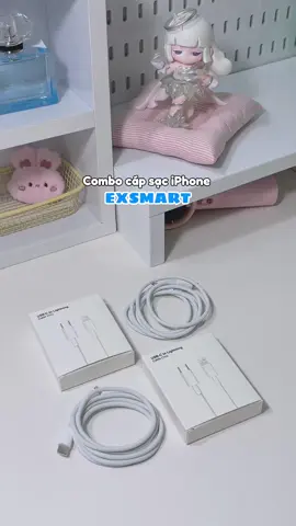 Combo cáp sạc nhanh iPhone 📱 #capsacnhanh #capsaciphone #capsacnhanh20w #phukiendienthoai #fpy 