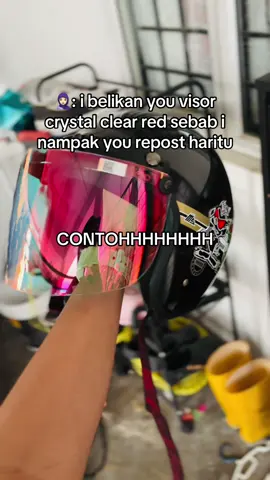alah visor baru berapa ringgit kan😝 #fyp 