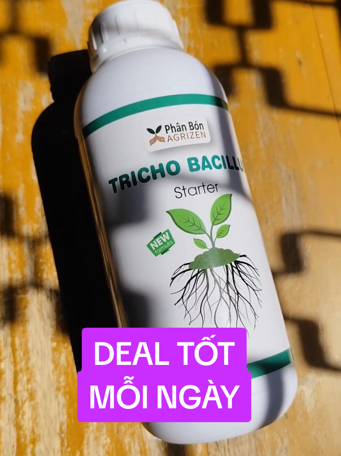 Chế phẩm vi sinh Tricho Bacillus dạng nước cải tiến #maivang94 #trichobacillus #vanglathoire #phanbonvisinh 