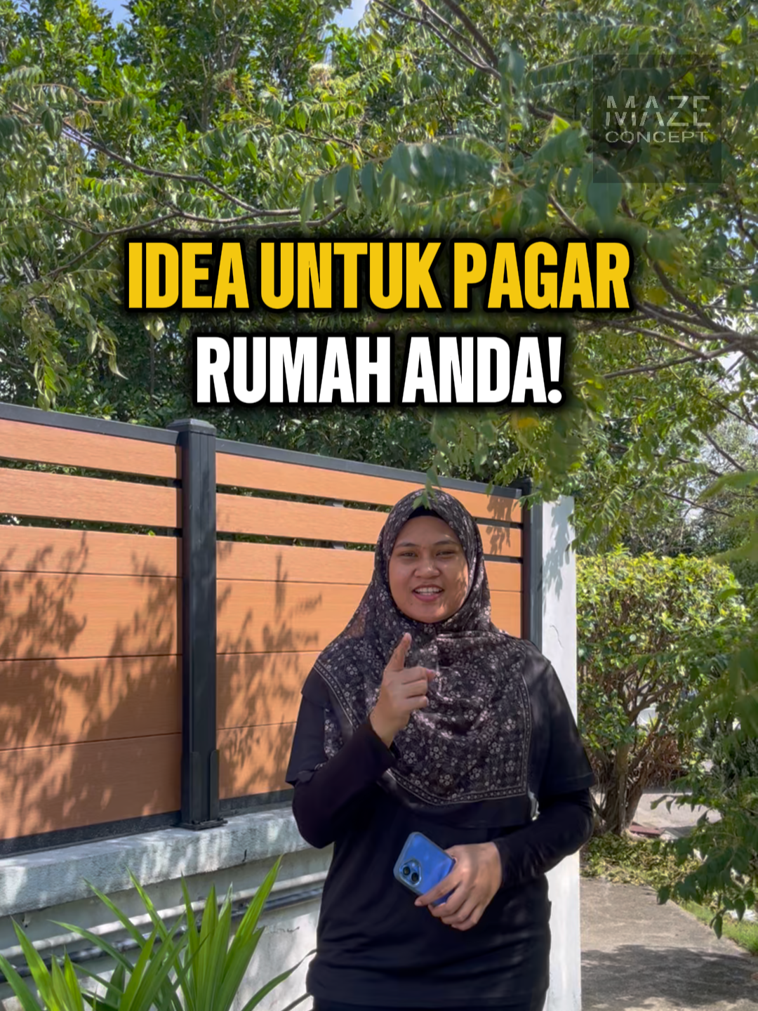 Tak sure pagar macam mana sesuai untuk rumah anda⁉️Jom tekan get quote di bio untuk FREE SITE VISIT✅😉👍  #mazeconcept #woodfencing #Fencing #rumahlamajadibaru #HomeMakeover #WPCFENCING #decorumah
