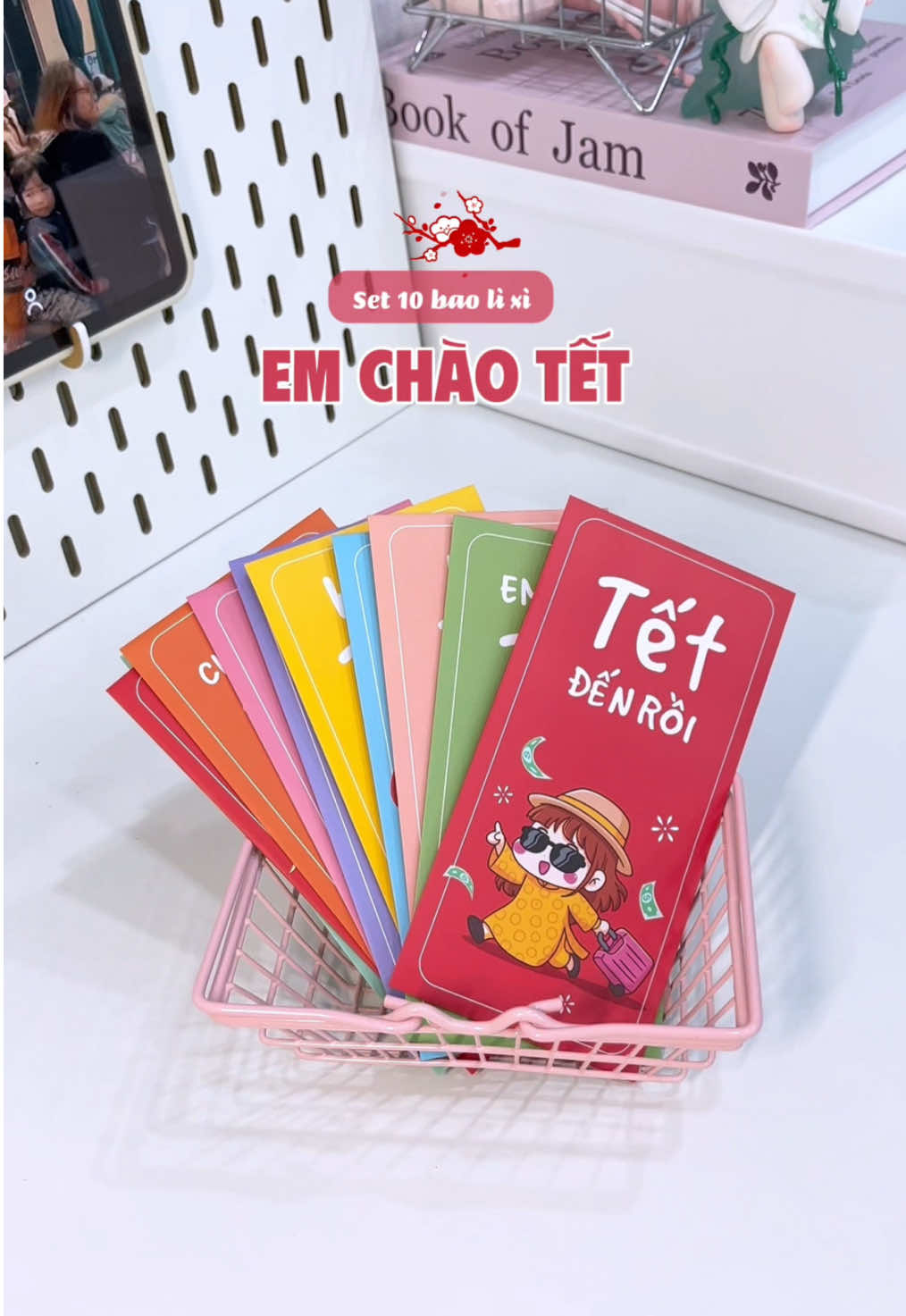 Set 10 cái bao lì xì 