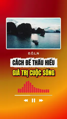 Cách để thấu hiểu giá trị cuộc sống #phattrienbanthan #khoinghiep #tuduythanhcong #damnghidamlam #tuyenluyenthuyen 