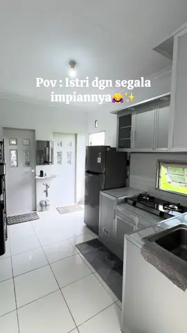 Istri dgn segala impiannya🤏🌷🫧✨ #masyaallahtabarakkallah #dapurminimalis #dapurestetik #dapurmini #rumahminimalis 