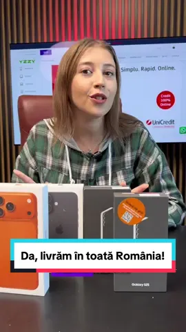 Ca răspuns pentru @Laurentiu Filimon da, livrăm în toată România! #yzzy #fyp #telefoane #yzzymobile #suceava 