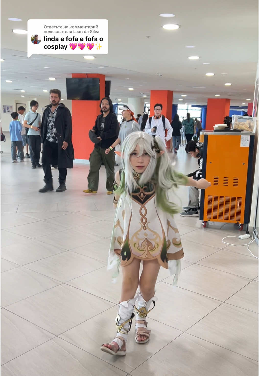 Ответ пользователю @Luan da Silva #nahidagenshinimpact #nahidacosplay #cosplayer #nahida #comiccon 