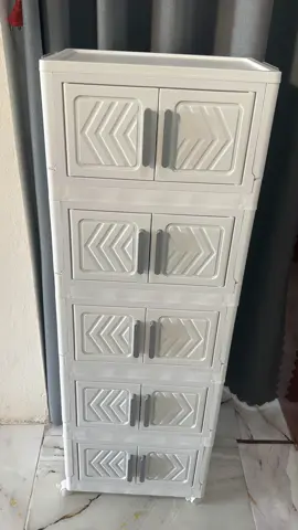 Tủ Nhựa Đựng Đồ Gấp Gọn Đa Năng Có Bánh Di Chuyển,Màu Trắng Sang Trọng#lênxuhướng #xuonghuongtiktok #thinhhanhtiktok #giadungtienich #hot 