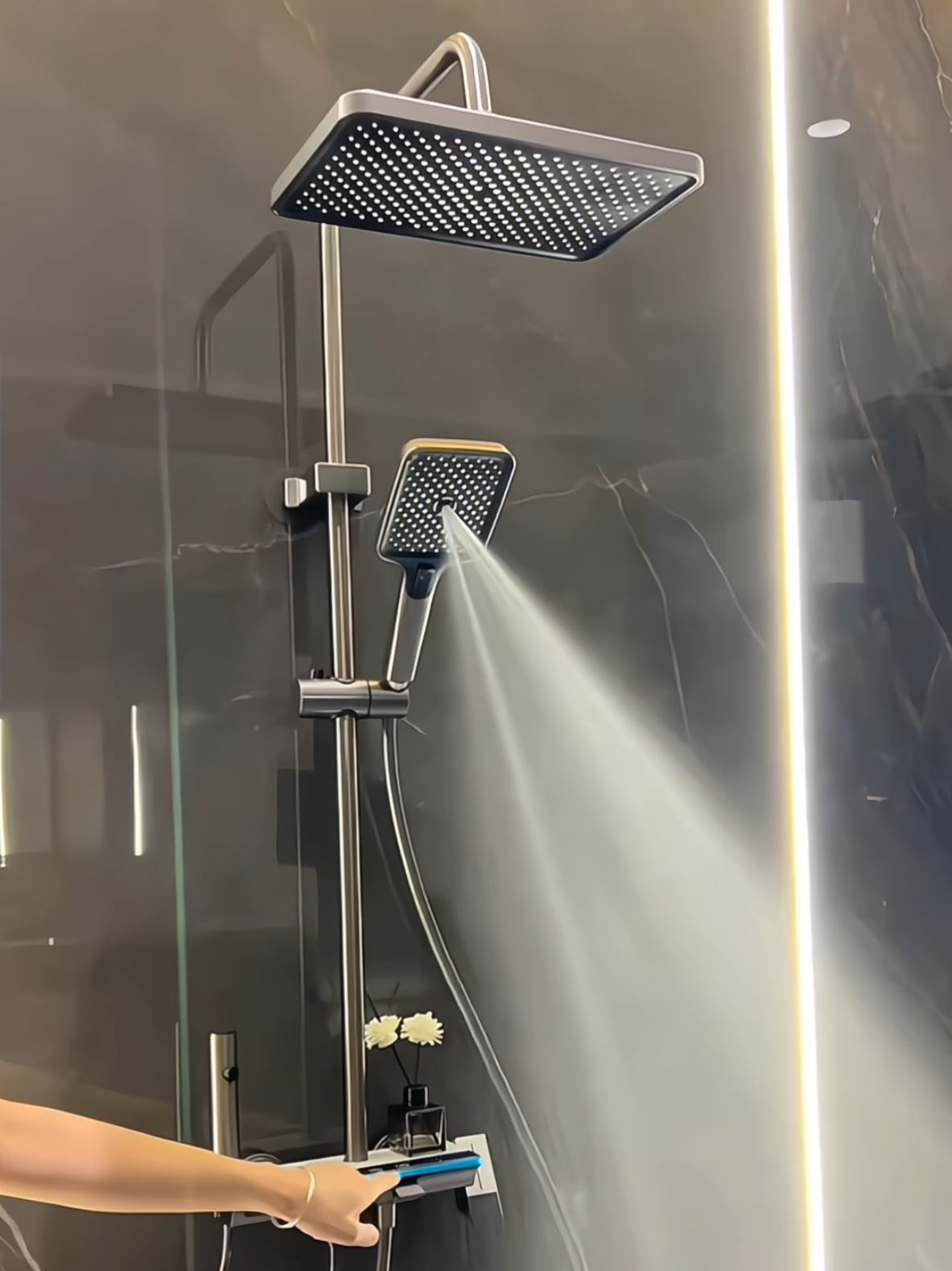 Sen Tắm AT-07 hiển thị nhiệt độ, Led bốn chức năng phím đần #giadungtienich866 #xuhuong #xuhuong #xuhuongtiktok #xuhuong2025🥰 