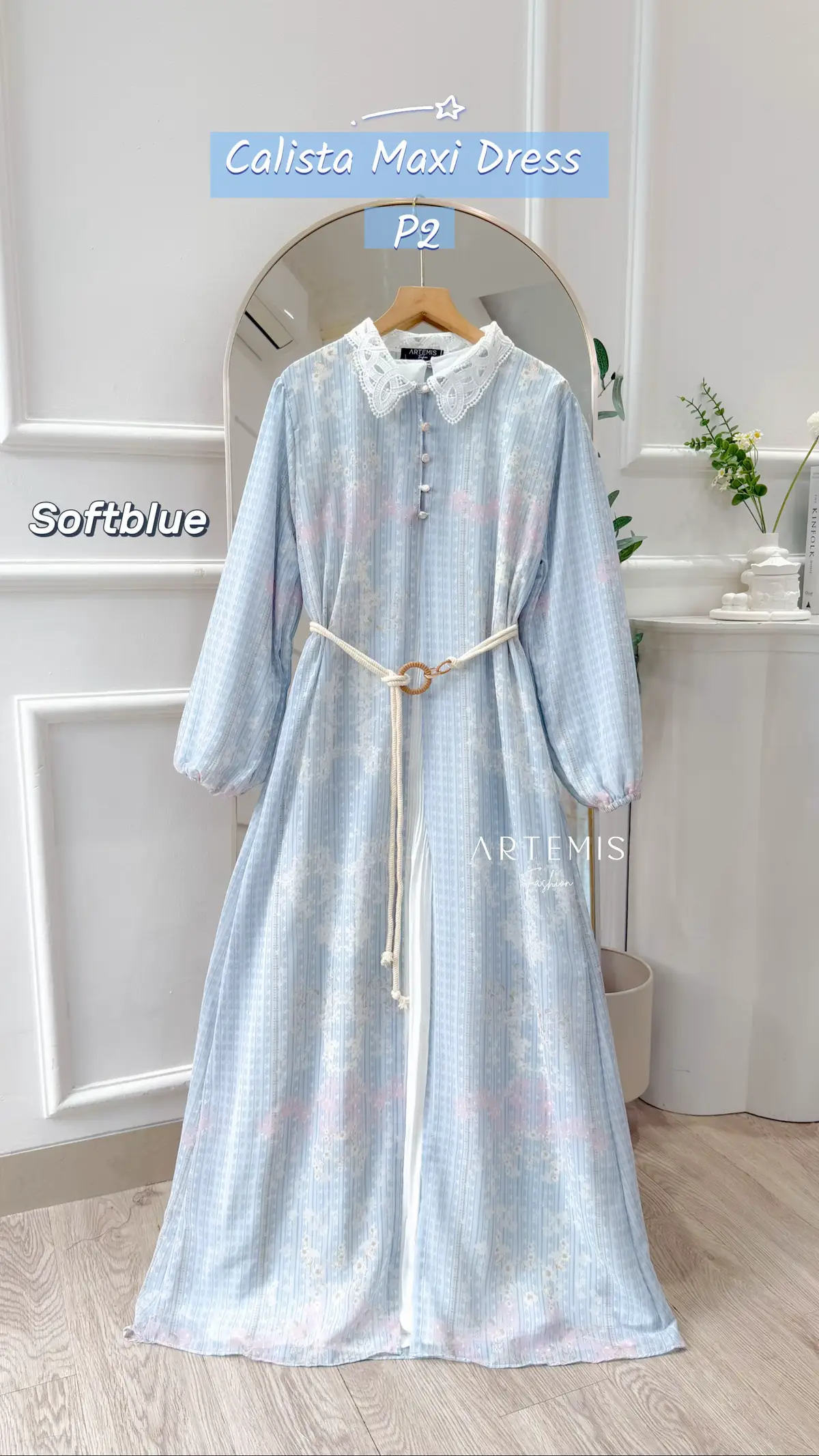 Calista Maxi P2 😍 co sekarang sebelum kehabisan🛍️  #fyp #bajulebaran #dresscantik #gamiscantik #fashiontiktok 