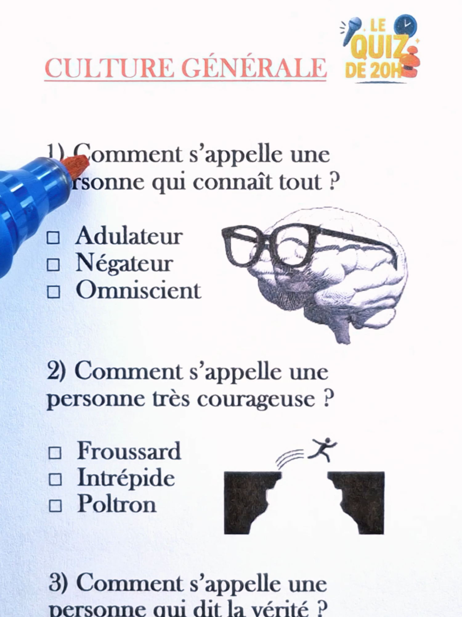 Révise ta culture générale! Auras-tu 7/7? #quiz #culturegenerale #quizculturegenerale #france #paris #connaissance #question #quizz #culture