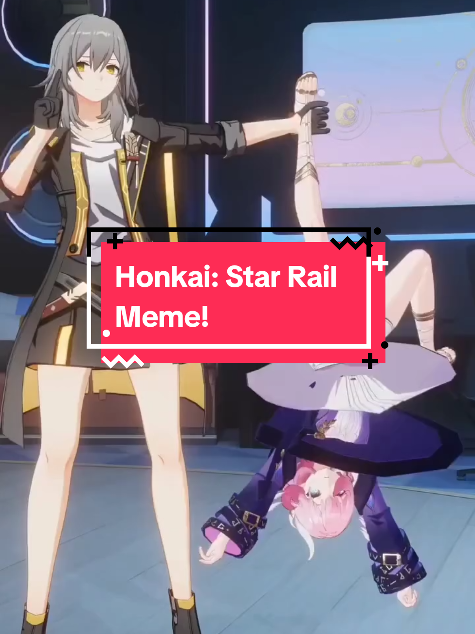 Stelle Toying With Cyrene~ Source: KallenNyan Kai Ni Z (FB) C : 组织者:绫华小跟班 #Honkai #HSR #HonkaiStarRail #HonkaiStarRailMeme 