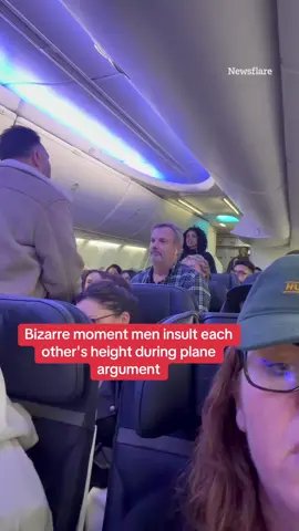 This is the bizarre moment two men hurled insults at each other during a plane argument. The weird altercation left fellow passengers feeling uncomfortable.  #Bizzare #Planeargument #Weirdmoment #News 