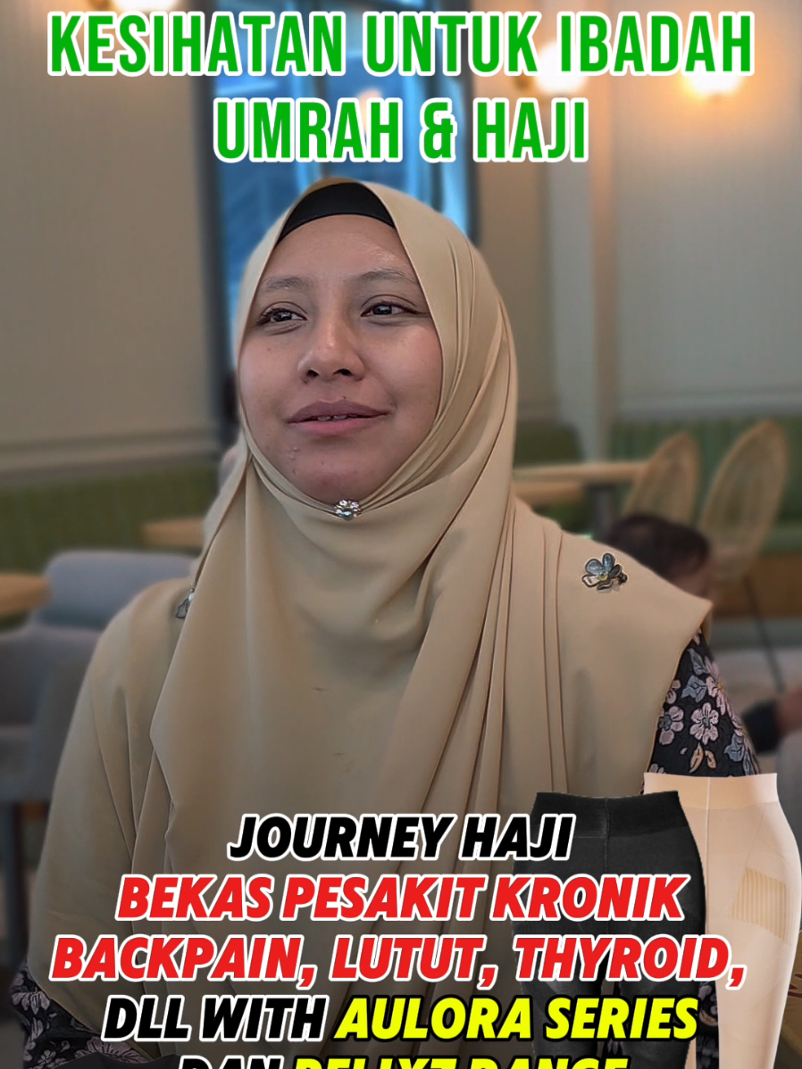 ✨ “Bayangkan bekas pesakit kronik kini mampu tunaikan Haji dengan lebih bertenaga 😭🕋” Perjalanan Haji kali ini sangat bermakna buat beliau — dulu sering diuji dengan backpain, lutut, dan masalah thyroid, tapi Alhamdulillah kini jauh lebih sihat dan stabil 💪🏻 Semuanya bermula selepas konsisten dengan Aulora Series & BElixz Range dari BE International. Gabungan far infrared (FIR) dan functional food bantu: ✅ Lancarkan peredaran darah ✅ Kurangkan radang & sakit sendi ✅ Tingkatkan tenaga & imuniti ✅ Bantu badan kekal bertenaga sepanjang ibadah ⚠️ Disclaimer: Hasil ini berdasarkan pengalaman individu. Produk ini tidak bertujuan untuk mendiagnos, merawat atau menyembuhkan penyakit. 👉🏻 Nak sihat & kuat sebelum berangkat ke Tanah Suci? Komen “NAK SIHAT UNTUK HAJI” 💬 #AuloraSeries #BElixz #BEInternational #HajiSihat #JourneyToMakkah