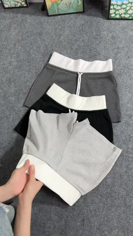 Quần short nữ thun tăm lạnh ôm body cạp cao hack eo tôn dáng #quanthun #thoitrangnu #fashion #quanshort #xuhuong 