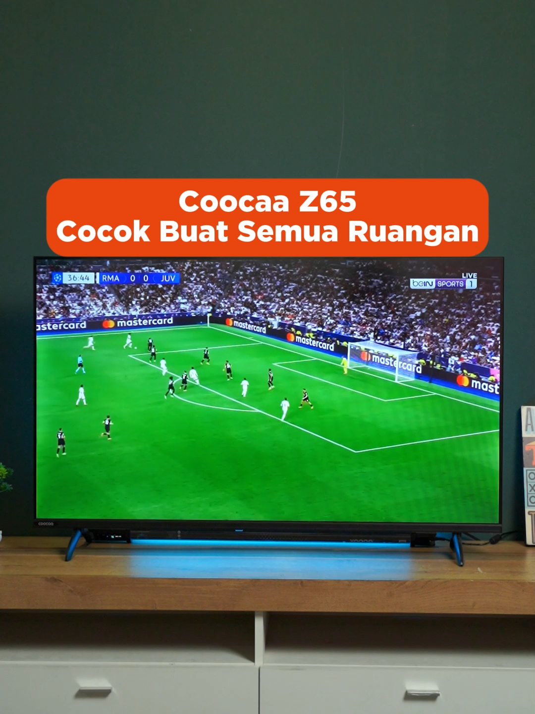 TV ini cocok banget di segala ruangan. Checkout di keranjang kuning! #googletv #Coocaa #Z65 #doubledate