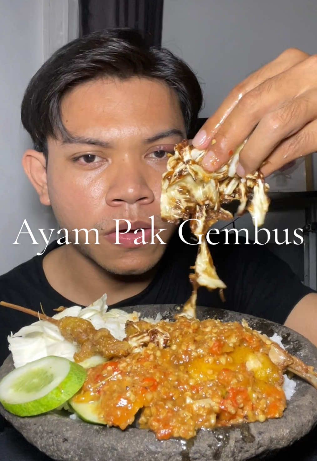 Ayam Pak Gembus | udah lama gamakan pak gembus 🥵 #mukbang #ayamgepukpakgembus 