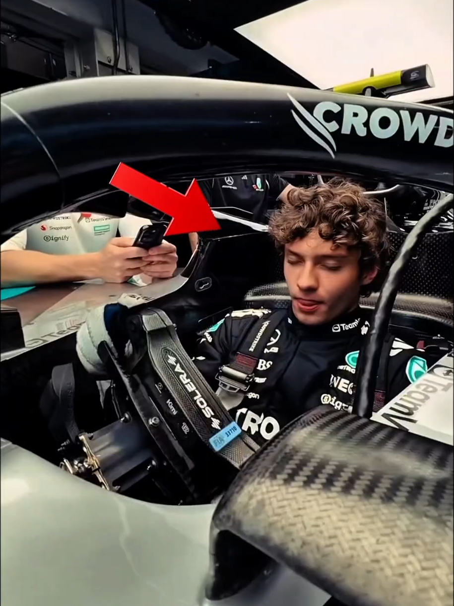 Antonelli's hidden talent 🤯 #f1 #formula1 #f1tiktok #foryou #fyp 