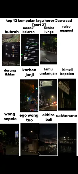 top 12 lagu horor sad jawa part 3#lagusad#sadvibes#lagujawasad#lagusad#jawasadstory 