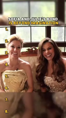 The relationship between Sofia Vergara and Julie Bowen is beyond imagination.#celebrity #fpy #sofiavergara #juliebowen #modernfamily 