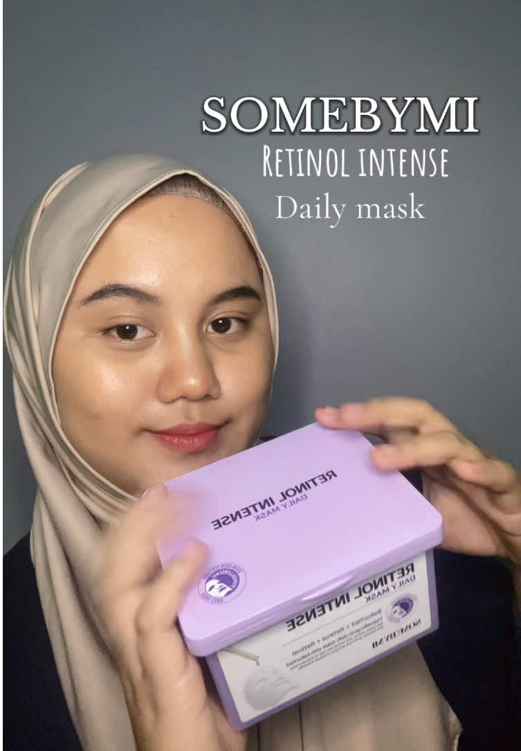 Sat set pakai sheetmask @SOMEBYMI ID  isinya banyakk bgtt😭✨  #somebymi #retinol #glowingskin #skincarekorea 
