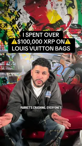 I spent over $100,000 in XRP on Louis Vuitton bags #louisvuitton #xrp #crypto #investing #wealth 