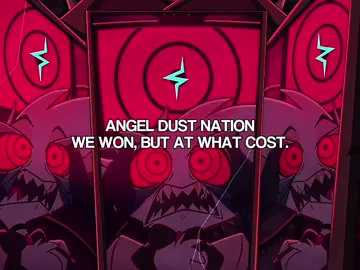 #HAZBINHOTEL ;; — vox was CRAZY for that | tags: #angeldust #huskerdust #fyp #foryoupage 