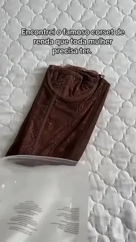 Encontrei o famoso corset de renda que toda mulher precisa ter 😍 perfeito pra compor looks estilosos ✨ #AchadinhosTikTok #CorsetDeRenda”