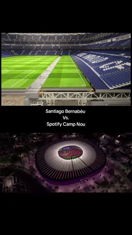 Soccer ⚽️ ⚽️ ⚽️  Santiago Bernabéu ⚪️⚪️ Vs Spotify Camp Nou 🔴🔵
